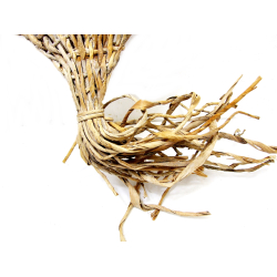 Siatka dekoracja pleciona z trawy morskiej